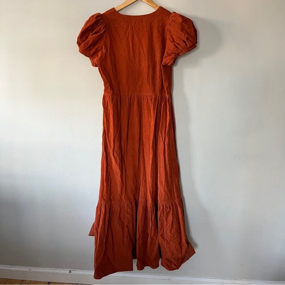 Banjanan Corduroy Franklin Dress in Honey Corduroy Size M - Picture 8 of 9